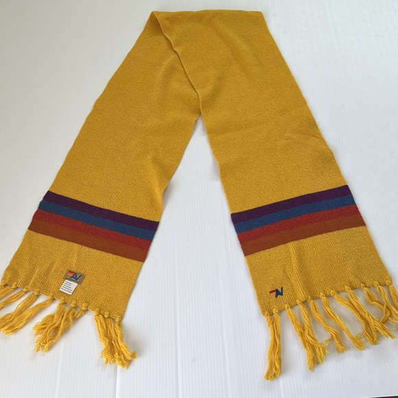 Aviator Nation Accessories - Aviator Nation 5 Stripe Navy Scarf
